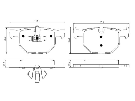 Pedders SportsRyder EURO kevlar-keramické brzdové destičky