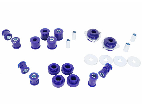 SuperPro sada silentbloků pro přední a zadní radius ramena a panhard tyče pro Land Rover Defender L316 TD5 a V8 1998-2016 (80 duro/ShA)