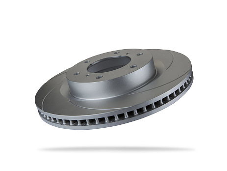 Pedders Drážkovaný brzdový kotouč s povrchovou úpravou Geomet