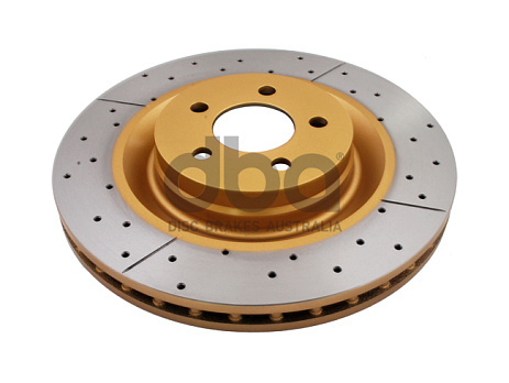 Brzdový kotouč DBA Street Series X Gold Vrtaný a Drážkovaný