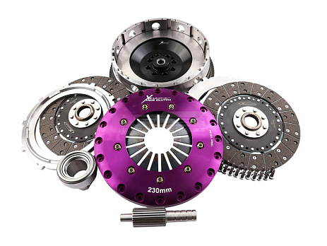 Spojková sada Xtreme Clutch - 230mm Organic Twin Plate včetně setrvačníku 1200Nm