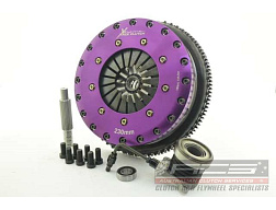 Spojková sada Xtreme Clutch - 230mm Organic Twin Plate včetně setrvačníku & CSC 1200Nm