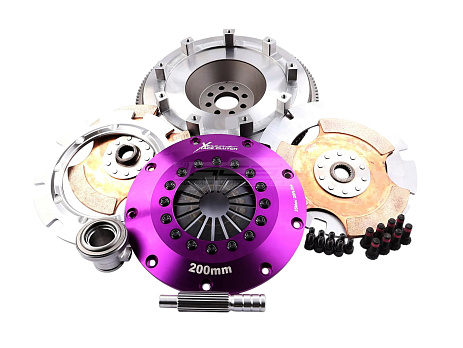 Spojková sada Xtreme Clutch - 200mm Rigid Ceramic Twin Plate včetně setrvačníku 1200Nm