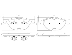 Pedders SportsRyder EURO kevlar-keramické brzdové destičky