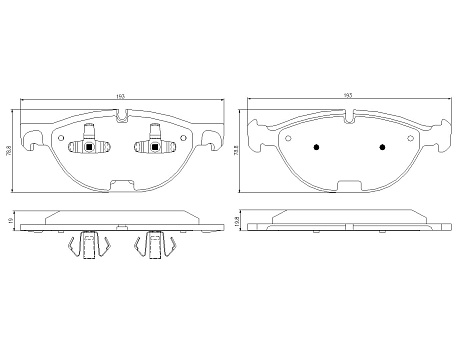 Pedders SportsRyder EURO kevlar-keramické brzdové destičky