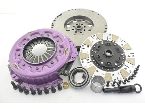 Spojková sada Xtreme Clutch Extra zesílená Ceramic (polštářky) včetně setrvačníku 1050Kg (75% inc.) 750Nm