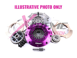 Spojková sada Xtreme Clutch - 200mm Ceramic Twin Plate včetně setrvačníku 1200Nm