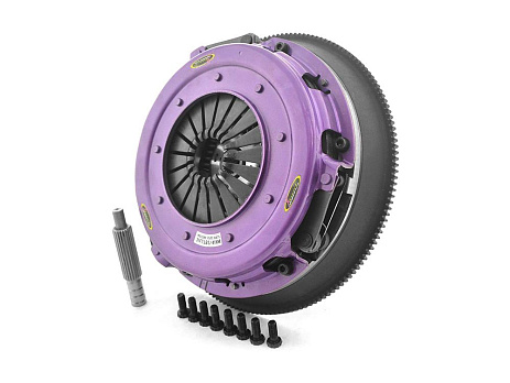 Spojková sada Xtreme Clutch - 270mm Sprung hub Organic Twin Plate včetně setrvačníku a CSC 1000Nm