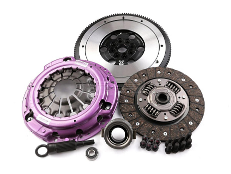 Spojková sada Xtreme Clutch Organic zesílená včetně setrvačníku 460 Nm 830 kg – konverze na jednohmotový setrvačník