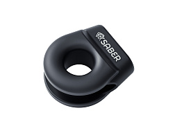 SABER 6061 hliníkový spojený navijákový thimble NOVÝ DESIGN – Cerakote černá