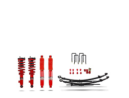 Pedders 1,5" zvýšený podvozek s vylepšeným komfortem a předmontovanými tlumiči Pro Mitsubishi L200