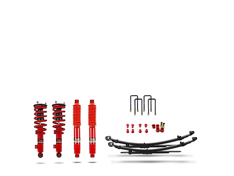 Pedders 1,5" zvýšený podvozek s vylepšeným komfortem a předmontovanými tlumiči Pro Mitsubishi L200