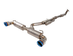 Xforce 3" cat-back systém, titan s modře žíhanými koncovkami Toyota Yaris GR