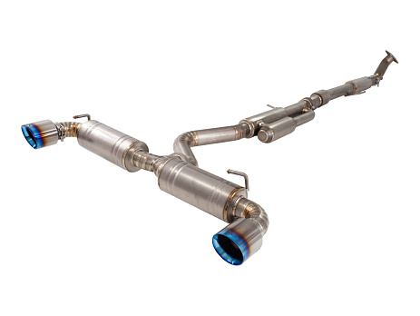 Xforce 3" cat-back systém, titan s modře žíhanými koncovkami Toyota Yaris GR
