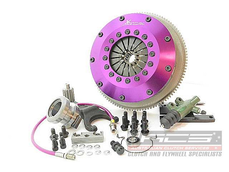 Spojková sada Xtreme Clutch - 200mm Rigid Ceramic Twin Plate včetně setrvačníku 1200Nm