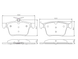 Pedders SportsRyder EURO kevlar-keramické brzdové destičky