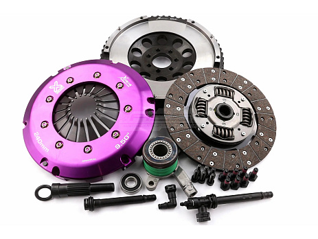 Spojková sada Xtreme Clutch Zesílená Organic včetně setrvačníku (jednohmotový) a CSC 600Nm 1280kg