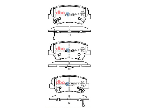 Brzdové destičky DBA Street Series EV Hyundai Ioniq / Kia Niro 2017 - On F