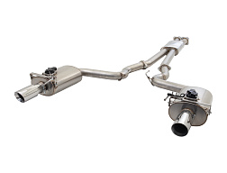 Xforce 3" cat-back systém s oválnými Varex tlumiči, 304 nerezová ocel