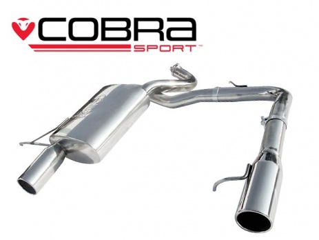 COBRA Sport Duální zadní tlumič výfuk pro BMW 318d 320d (E91, E92)