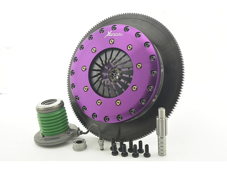 Spojková sada Xtreme Clutch - 230mm Organic Twin Plate včetně setrvačníku & CSC 1200Nm