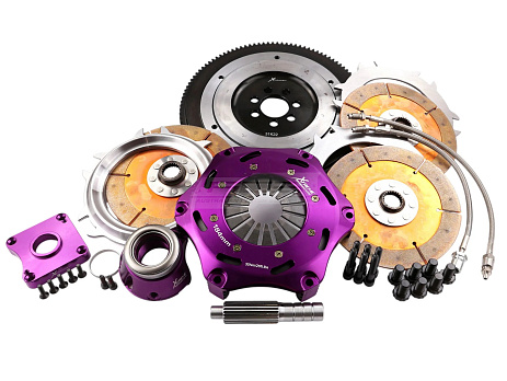 Xtreme Performance - 184mm Rigid Ceramic Tripple Plate Clutch Kit Incl Flywheel & CSC — Mitsubishi Lancer