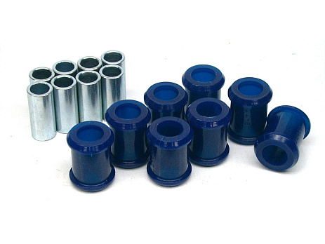 SuperPro zadní/přední a zadní řídicí ramena vnitřní/vnější (80 duro/ShA)