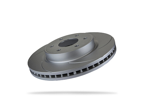 Pedders Drážkovaný brzdový kotouč s povrchovou úpravou Geomet