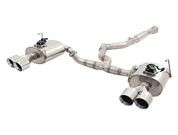 Xforce 3" cat-back systém s Varex tlumiči (ventilový systém), 304 nerezová ocel