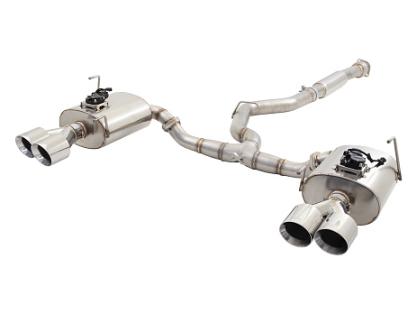 Xforce 3" cat-back systém s Varex tlumiči (ventilový systém), 304 nerezová ocel