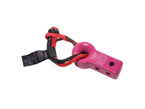 Saber 7075 Alloy Recovery Hitch – Prismatic Pink & 9K Soft Shackle