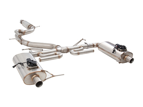 Xforce 3" cat-back systém s Varex tlumiči, nerezová ocel 304 Škoda Octavia RS