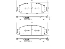 Pedders brzdové destičky