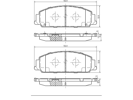 Pedders brzdové destičky