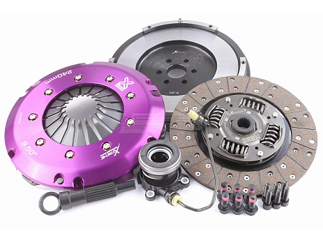 Spojková sada Xtreme Clutch Organic zesílená včetně setrvačníku a CSC 600 Nm – konverze na jednohmotový setrvačník