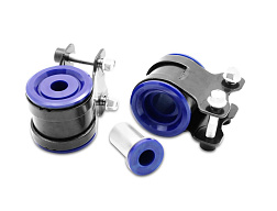 SuperPro sada vnitřních zadních silentbloků a držáků předního spodního ramene (80 duro/ShA)