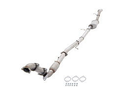 Xforce 3" turbo-back systém (bez katalyzátoru), 409 surová nerezová ocel (pouze pro závodní a off-road použití) Ford Ranger, Mazda BT-50