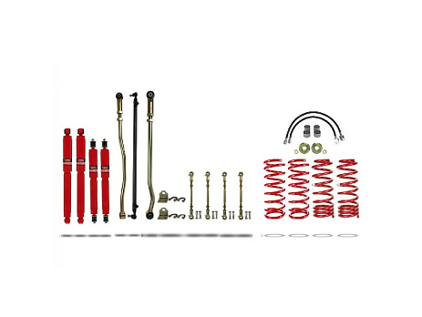 Pedders zvýšený podvozek 100 mm. Nissan Patrol, Y61, LWB, bez ABS, kromě 3.0 Di