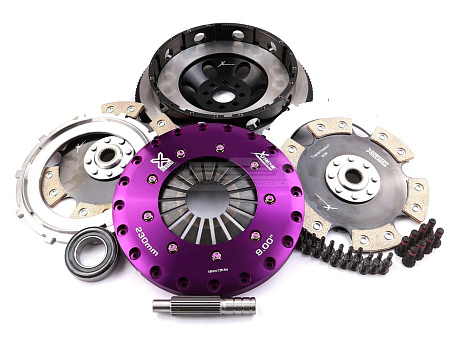 Spojková sada Xtreme Clutch - 230mm Rigid Ceramic Twin Plate včetně setrvačníku 1800Nm