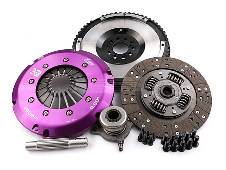 Spojková sada Xtreme Clutch Organic zesílená 600 Nm – konverze na jednohmotový setrvačník