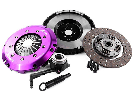 Spojková sada Xtreme Clutch Organic zesílená včetně setrvačníku a CSC 600 Nm – konverze na jednohmotový setrvačník