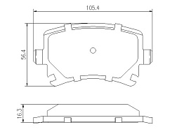 Pedders SportsRyder EURO kevlar-keramické brzdové destičky