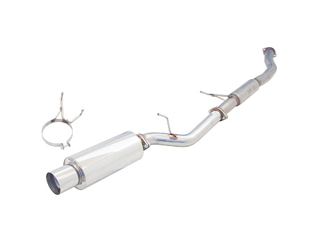 Xforce 3" cat-back systém, 409 surová nerezová ocel Nissan 180SX