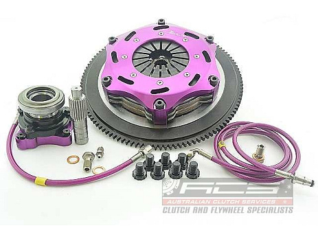 Spojková sada Xtreme Clutch - 184mm Rigid Ceramic Twin Plate včetně setrvačníku a CSC 1220Nm