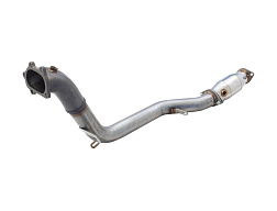Xforce 3" downpipe s High-Flow katalyzátorem, 304 nerez matný povrch (pouze pro okruhové a off-road použití) Subaru Impreza WRX STI 