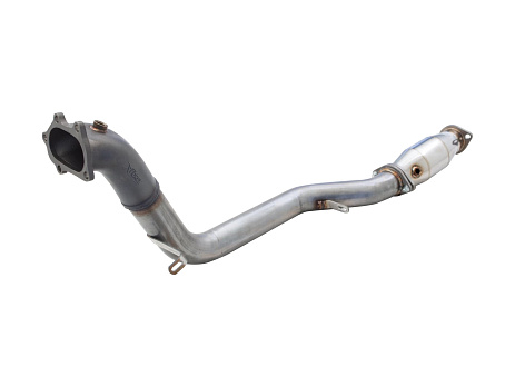 Xforce 3" downpipe s High-Flow katalyzátorem, 304 nerez matný povrch (pouze pro okruhové a off-road použití) Subaru Impreza WRX STI 