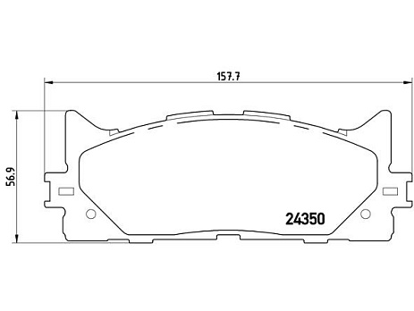 Pedders brzdové destičky
