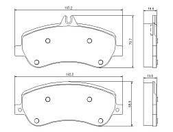 Pedders SportsRyder EURO kevlar-keramické brzdové destičky