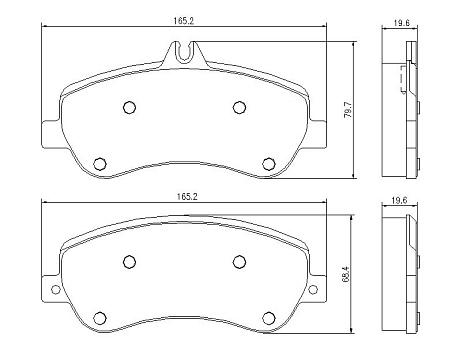 Pedders SportsRyder EURO kevlar-keramické brzdové destičky