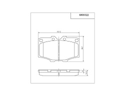 Pedders brzdové destičky